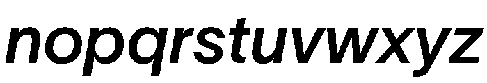 TWKLausanne 550Italic Font LOWERCASE