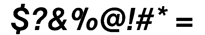 TWKLausanne 600Italic Font OTHER CHARS