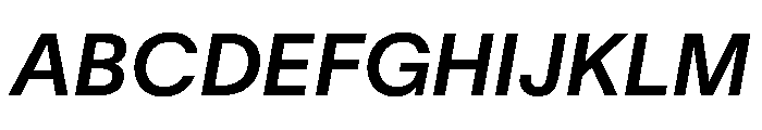 TWKLausanne 600Italic Font UPPERCASE
