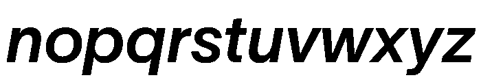 TWKLausanne 600Italic Font LOWERCASE