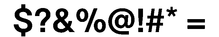 TWKLausanne 650 Font OTHER CHARS
