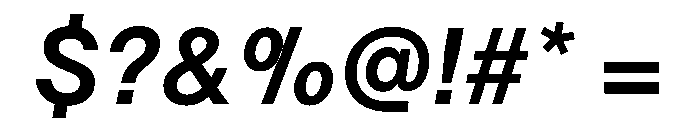 TWKLausanne 650Italic Font OTHER CHARS
