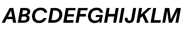TWKLausanne 650Italic Font UPPERCASE