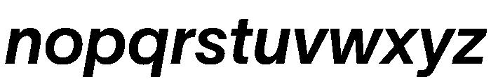 TWKLausanne 650Italic Font LOWERCASE