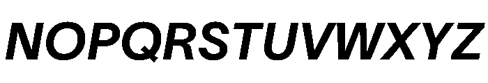 TWKLausanne 700Italic Font UPPERCASE