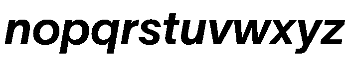 TWKLausanne 700Italic Font LOWERCASE