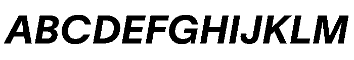 TWKLausanne 750Italic Font UPPERCASE