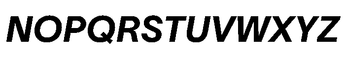 TWKLausanne 750Italic Font UPPERCASE