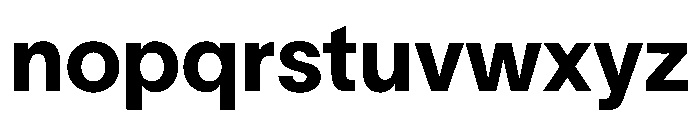 TWKLausanne 800 Font LOWERCASE