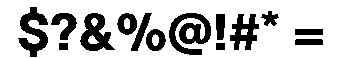 TWKLausanne 850 Font OTHER CHARS