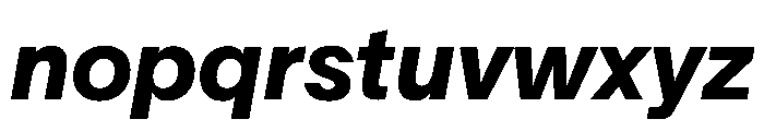 TWKLausanne 900Italic Font LOWERCASE