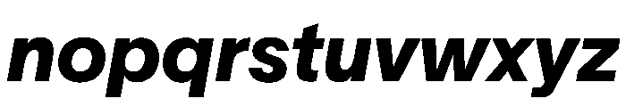 TWKLausanne 950Italic Font LOWERCASE