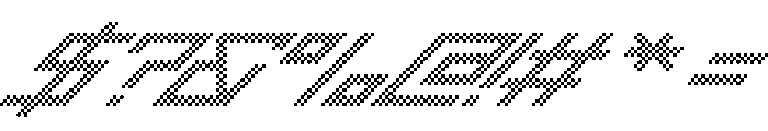 TwoTone Beat Font OTHER CHARS