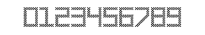 TwoTone Checker Font OTHER CHARS