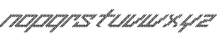TwoTone Ghost Font LOWERCASE