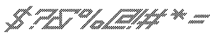 TwoTone Selecter Font OTHER CHARS