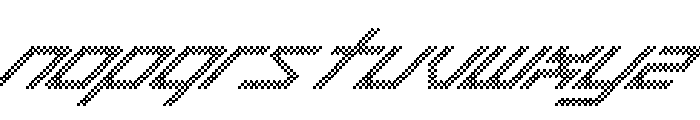 TwoTone Selecter Font LOWERCASE