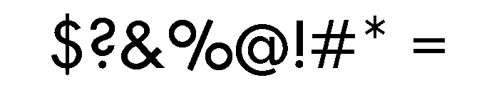 Twentieth Century Regular Font OTHER CHARS