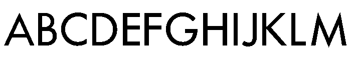 Twentieth Century Regular Font UPPERCASE