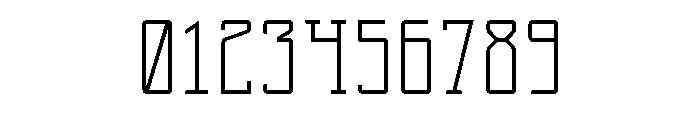Two Letter Monogram Inline Font OTHER CHARS