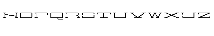 Two Letter Monogram Inline Font LOWERCASE