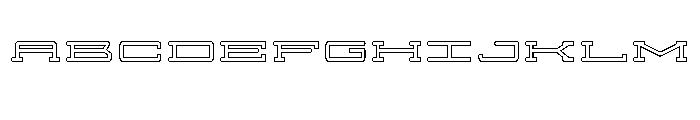 Two Letter Monogram Outline FONT