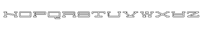 Two Letter Monogram Outline Font LOWERCASE