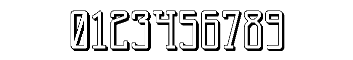 Two Letter Monogram Shadow Font OTHER CHARS