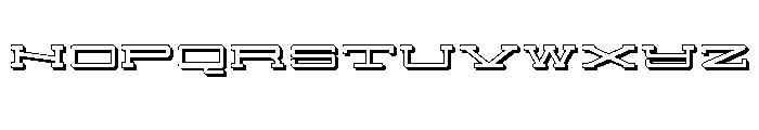 Two Letter Monogram Shadow Font LOWERCASE
