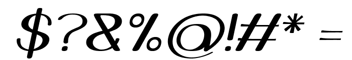 Tweedle-BoldItalic Font OTHER CHARS