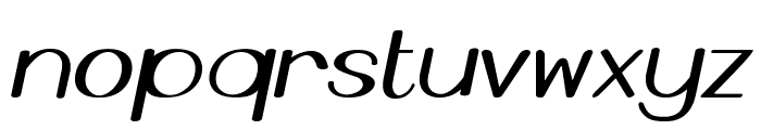 Tweedle-BoldItalic Font LOWERCASE