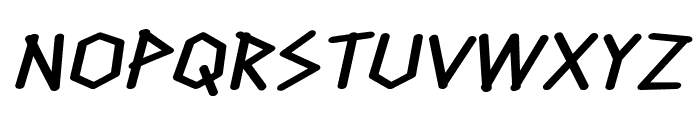 Twigero-BoldItalic Font UPPERCASE