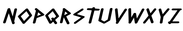 Twigero-BoldItalic Font LOWERCASE