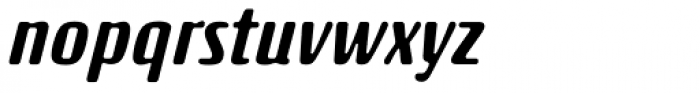 TXLithium Italic Font LOWERCASE
