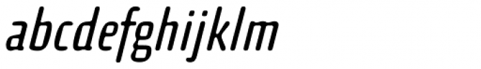 TXLithium Light Italic Font LOWERCASE