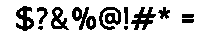 Typamax Regular Font OTHER CHARS