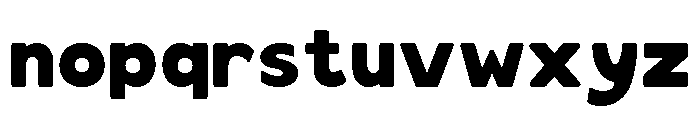 Typamax Regular Font LOWERCASE