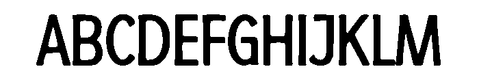 Typely Font UPPERCASE