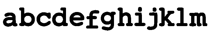 Typewriter Minimalist Regular FONT