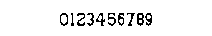 Typewriter Rustic Regular Font OTHER CHARS