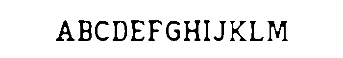 Typewriter Rustic Regular FONT