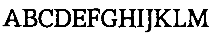 Typewriter_WTL_ Font UPPERCASE