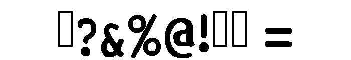 Typewriter2 Regular Font OTHER CHARS