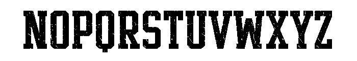 Typnik Vintage Regular Font UPPERCASE