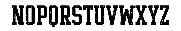 Typnik Vintage Regular Font LOWERCASE