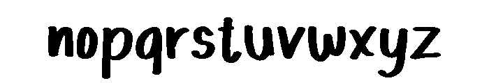 Typo Groove Font LOWERCASE