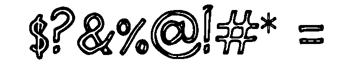 TypoRama Font OTHER CHARS