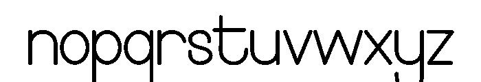 Typotext Font LOWERCASE