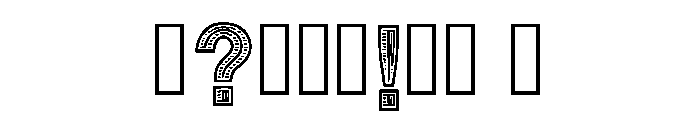 Tyson Regular Font OTHER CHARS