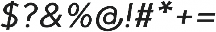 TyfoonSans SemiBold Italic otf (600) Font OTHER CHARS